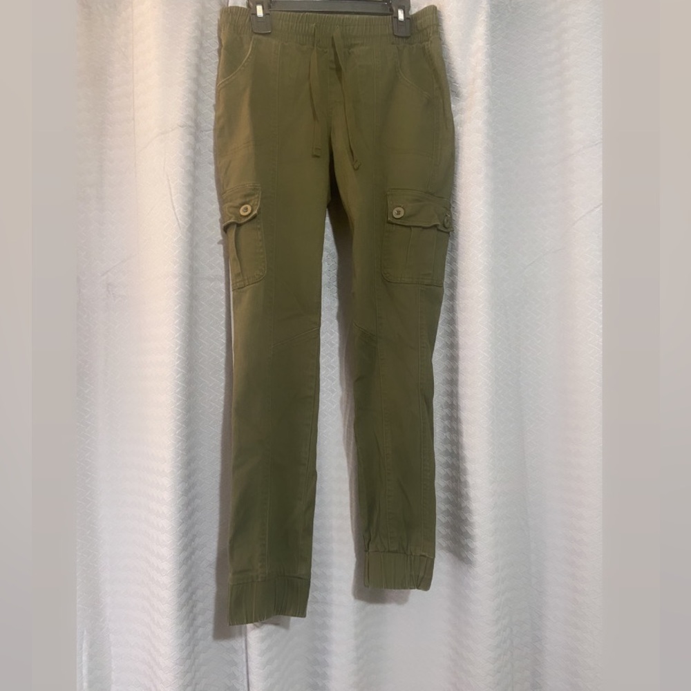Red Fox Flap Pocket Drawstring Joggers